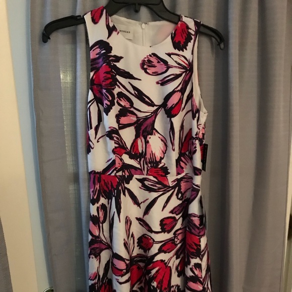 NWT Donna Morgan Floral Fit and Flare A-line Dress - Picture 11 of 14